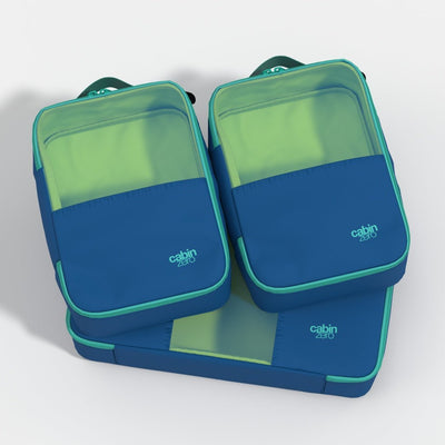 Ensemble de organisateur de Voyage Lux - Capri Blue