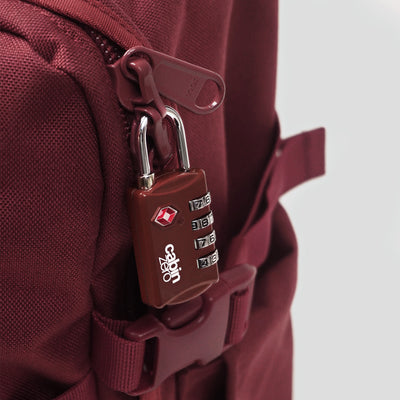 Cadenas de voyage TSA - <tc>Sangria Red</tc>