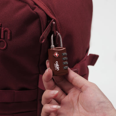 Cadenas de voyage TSA - <tc>Sangria Red</tc>