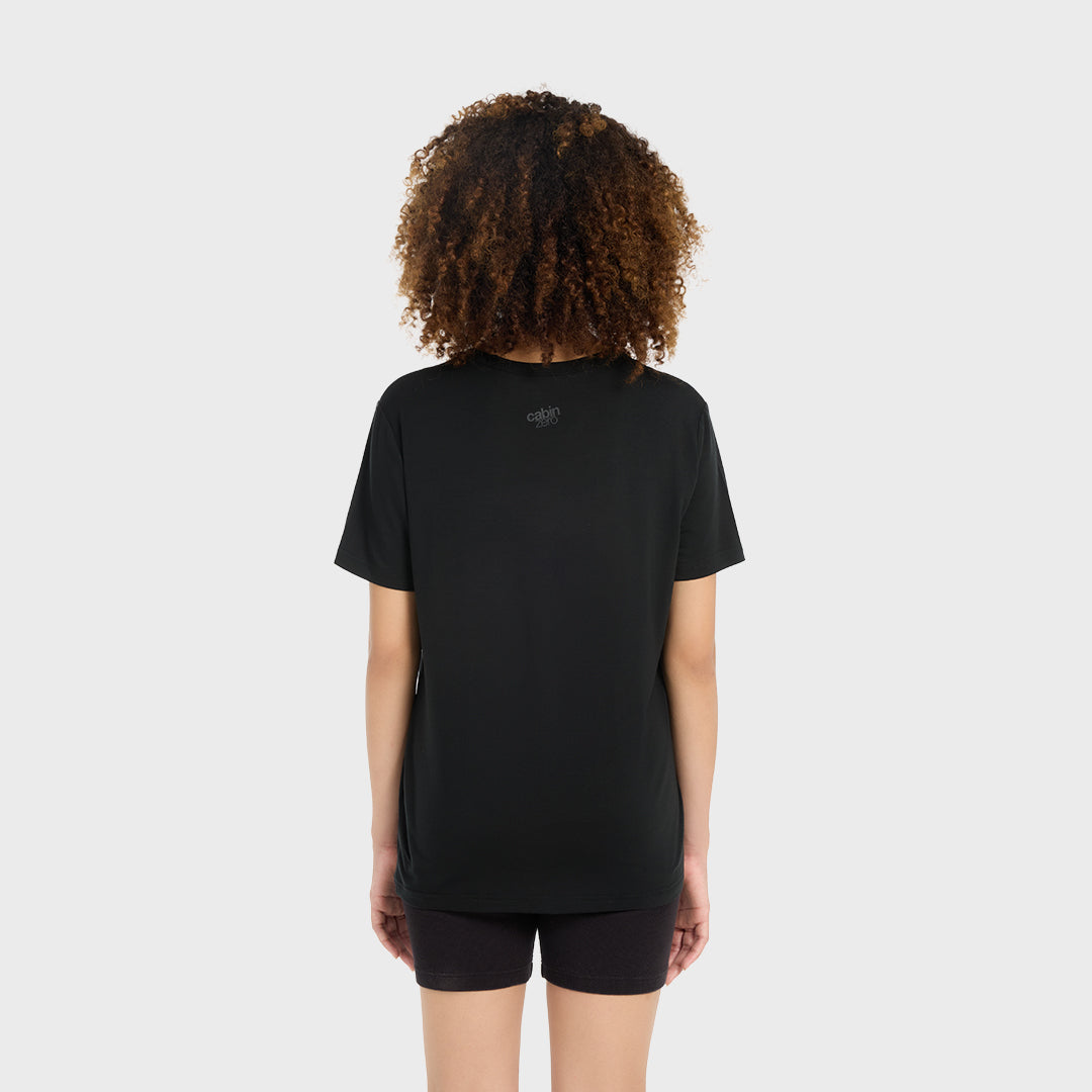 Ultralight Travel T-shirt - Absolute Black