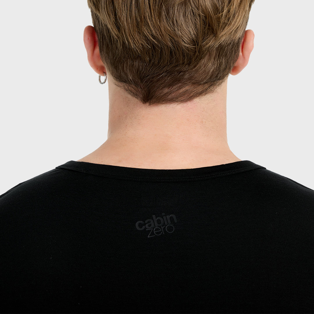 Ultralight Travel T-shirt - Absolute Black